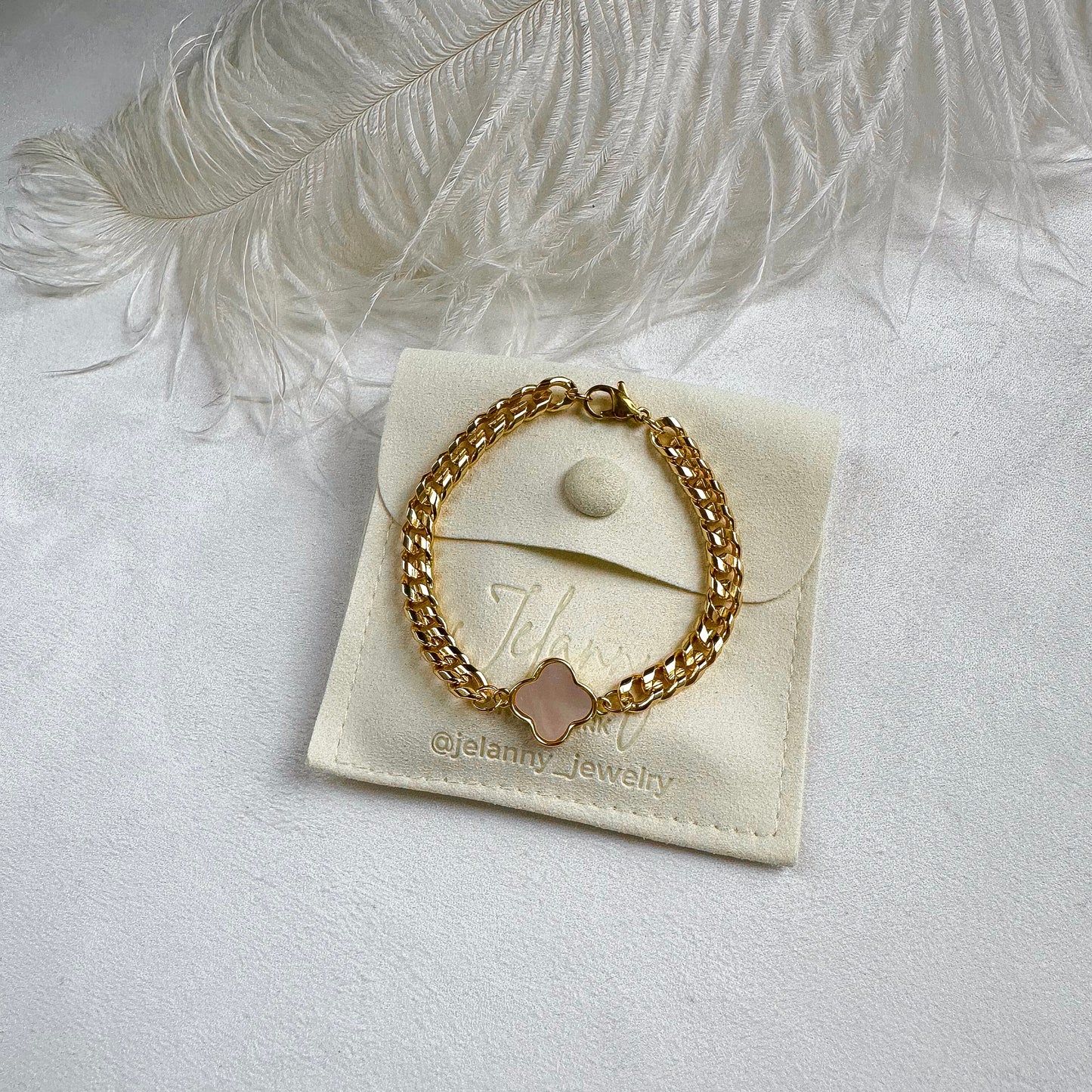 Clover earrings (gold plated)