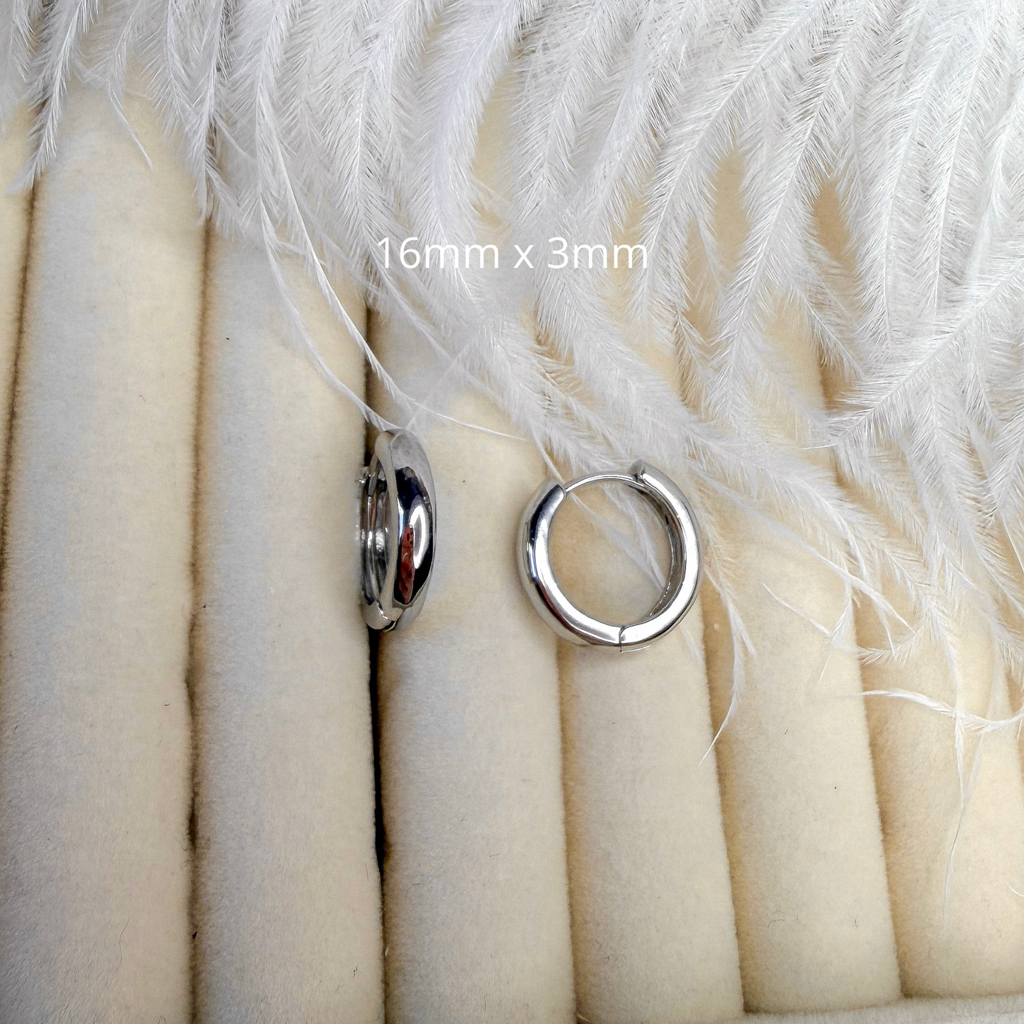 hoop earrings for interchangeable pendants