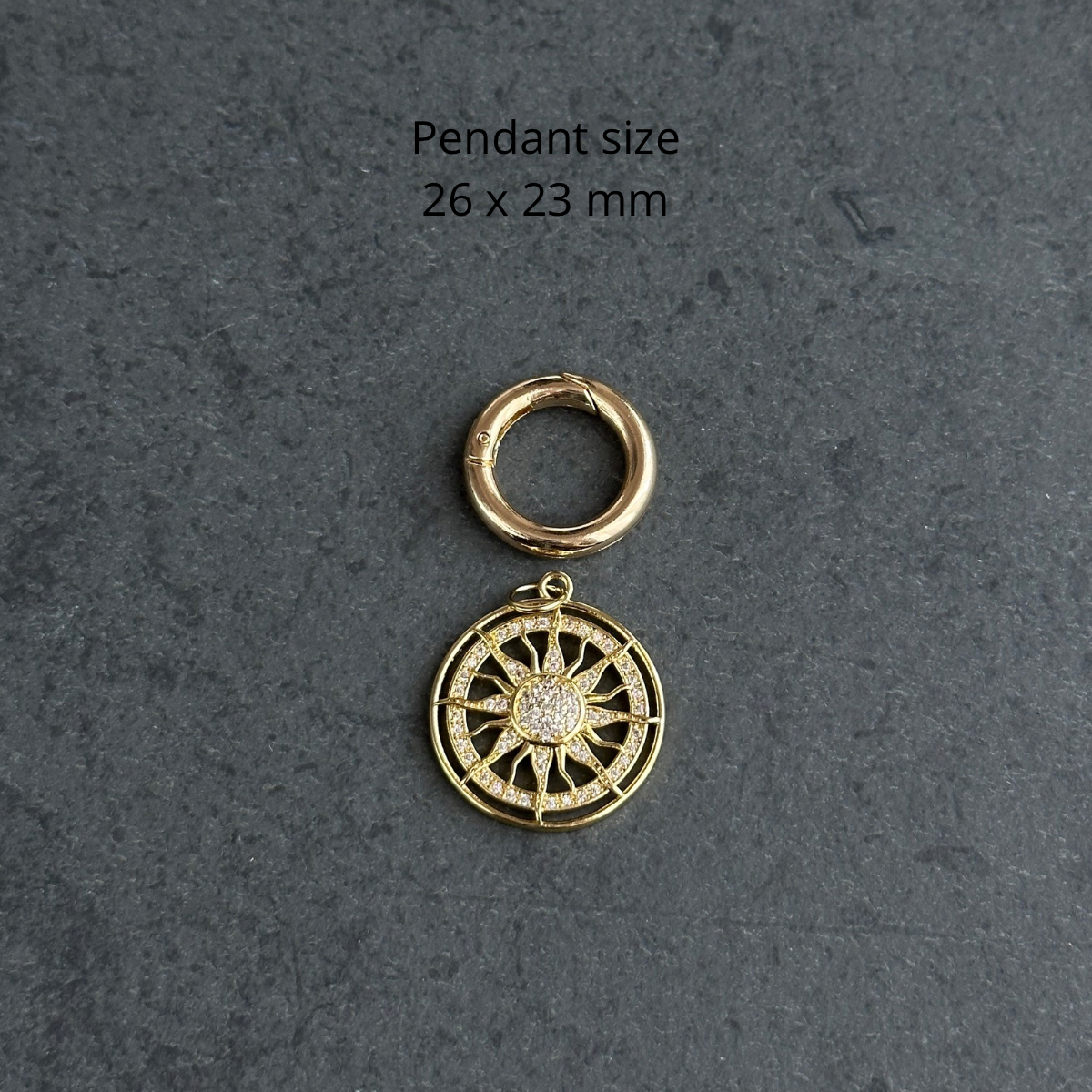 Necklace charm (sun)