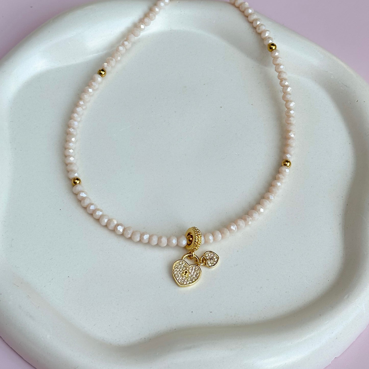 Crystal beads chokers