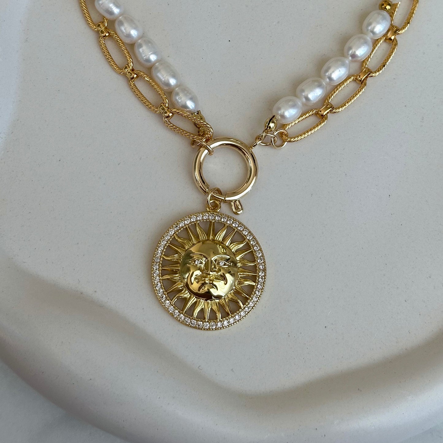 Sun necklace