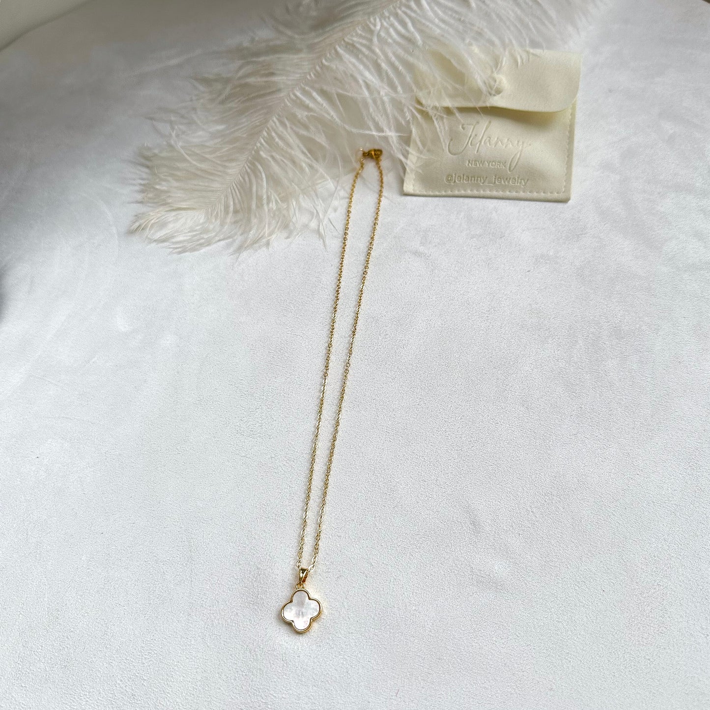 Clover earrings (gold plated)