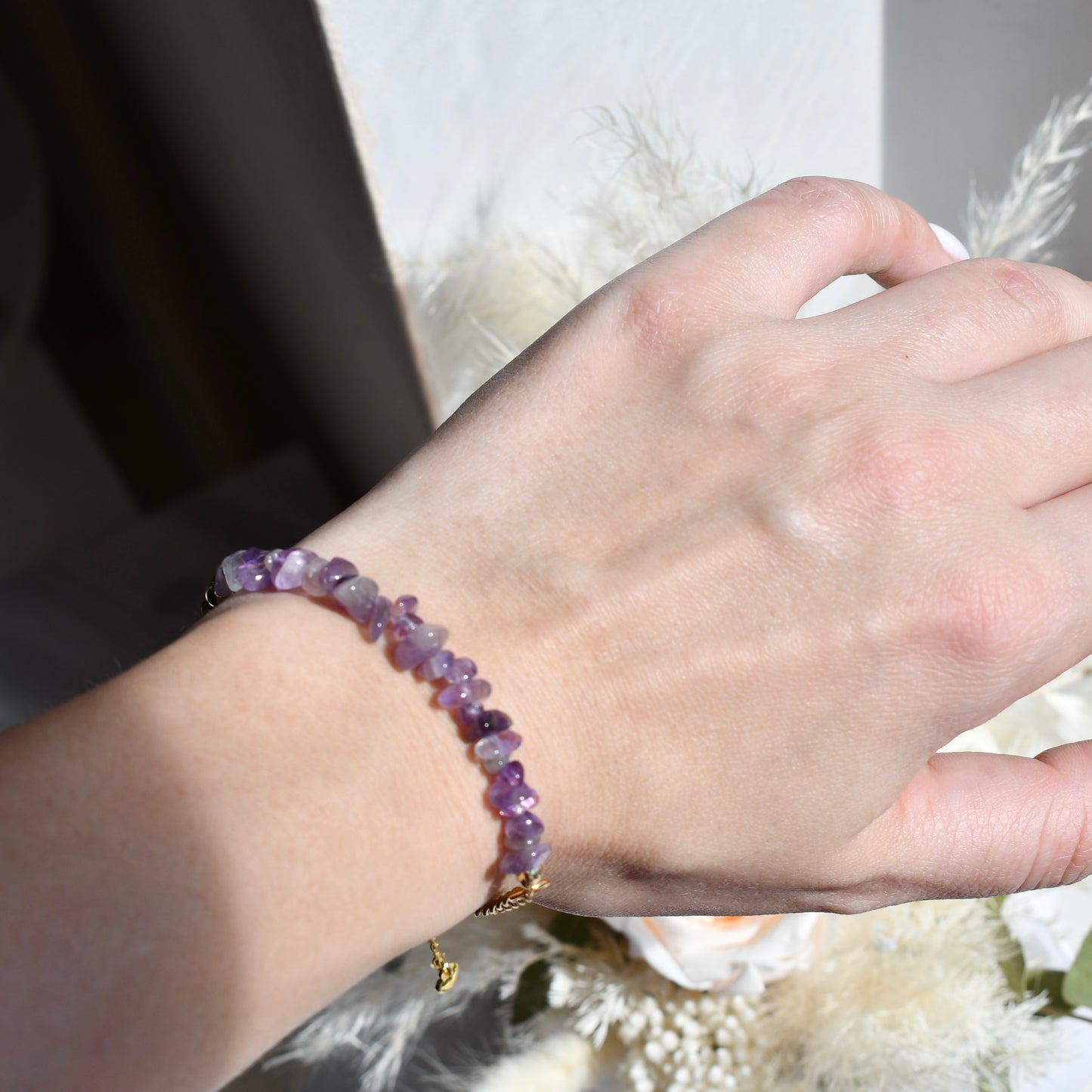 Birthstone bracelet - February - AMETHYST