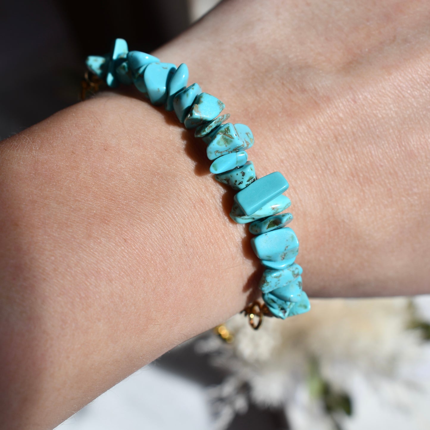 Birthstone bracelet - December - TURQUOISE