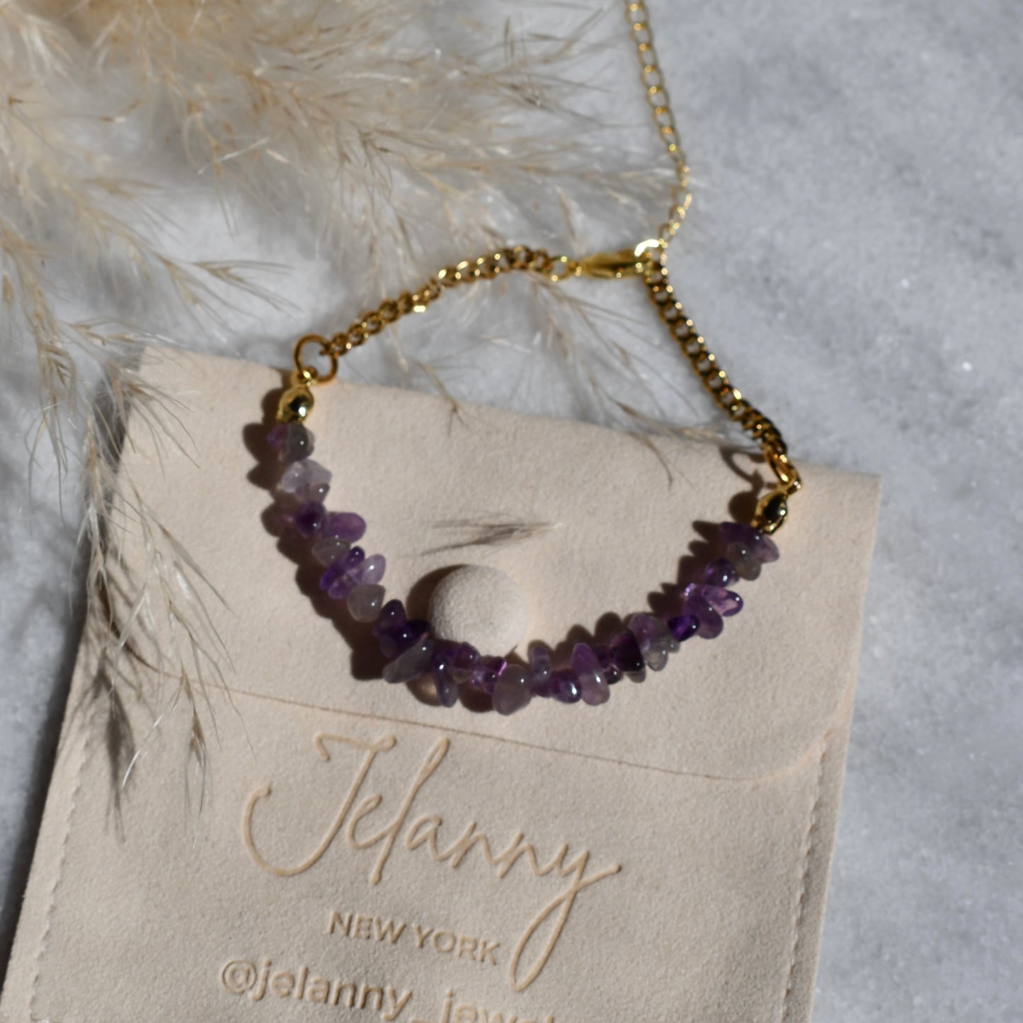 Birthstone bracelet - February - AMETHYST