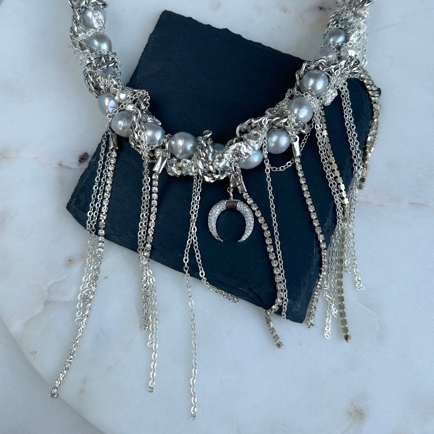 Half moon necklace