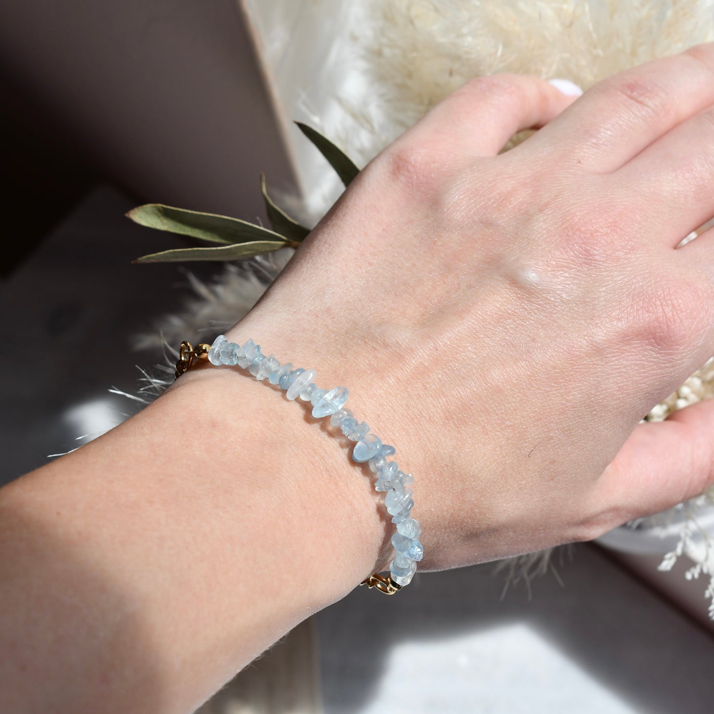 Birthstone bracelet - March - AQUAMARINE