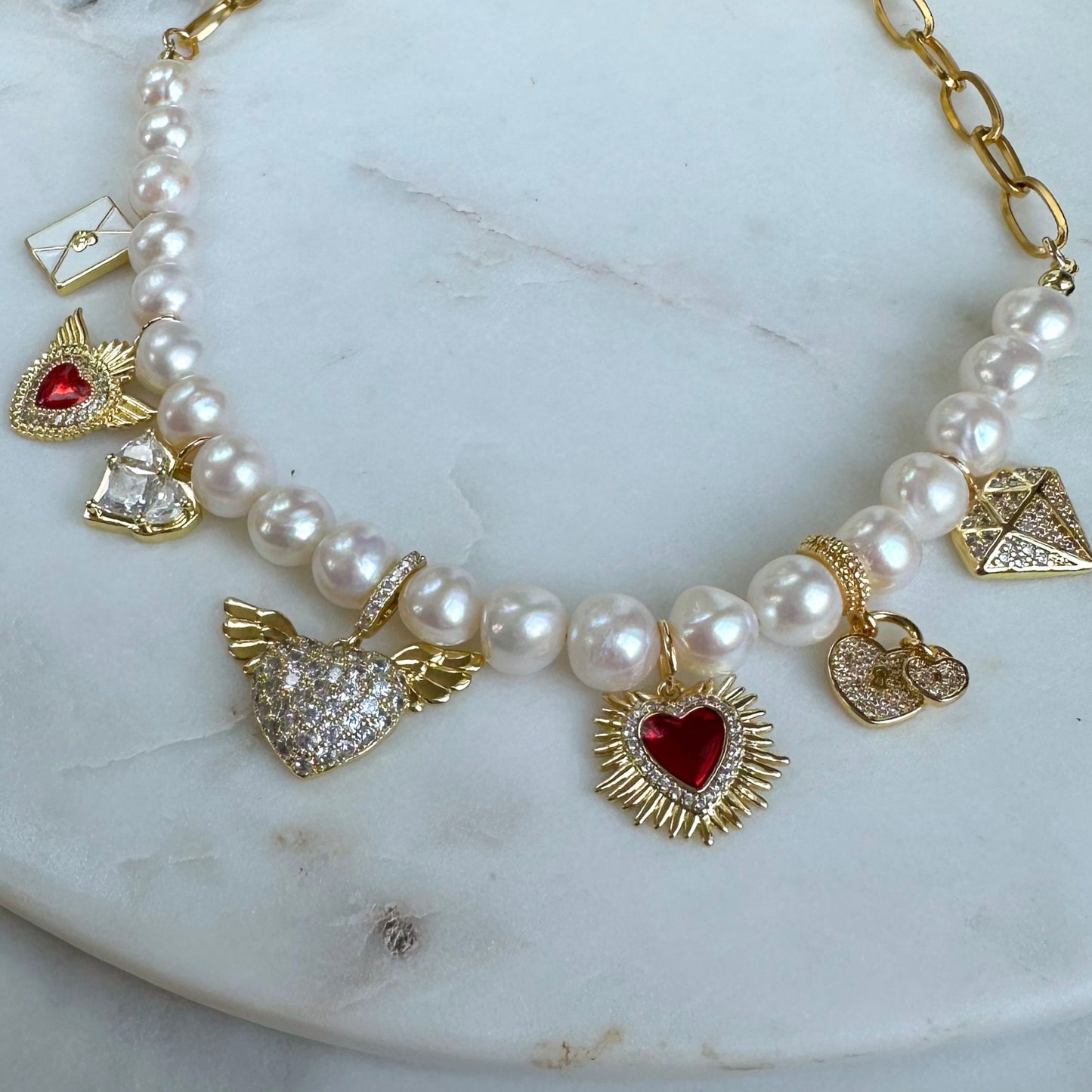 “In love” necklace
