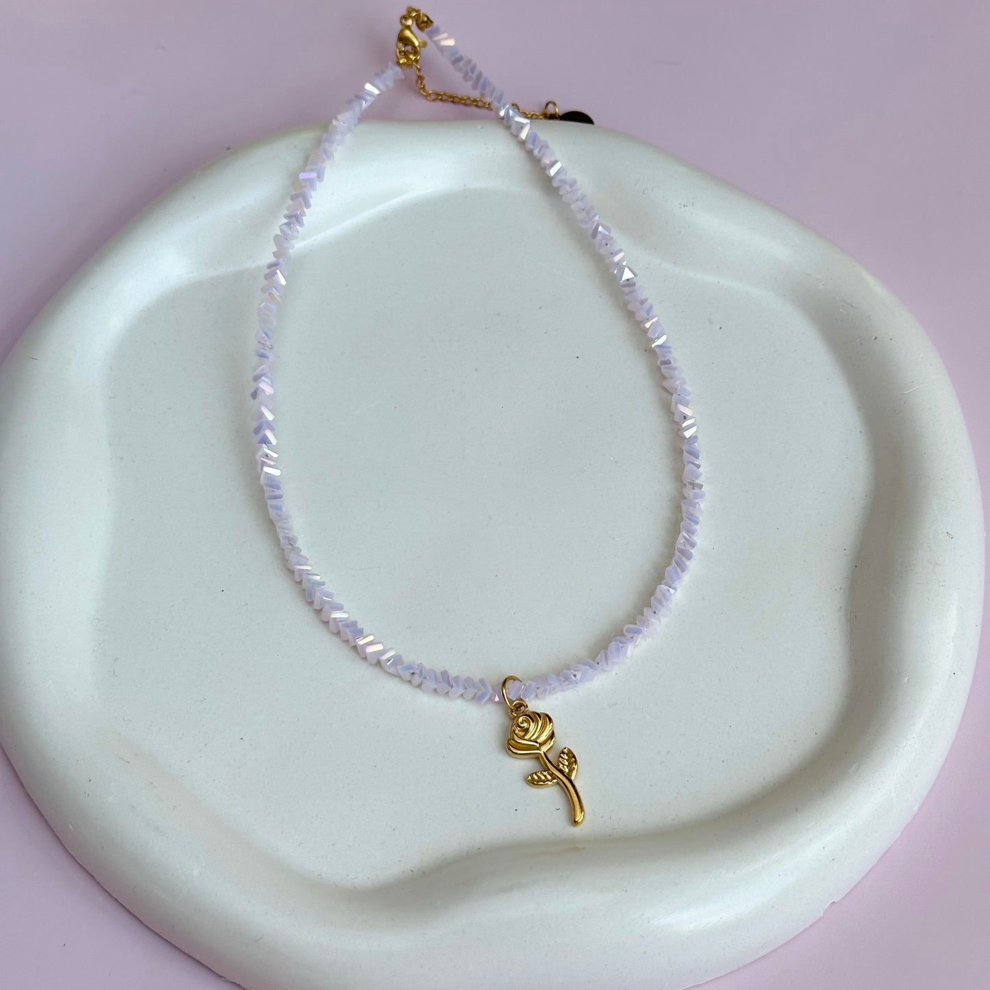 Crystal beads chokers