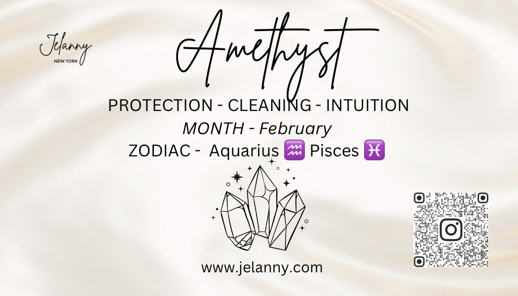 Birthstone bracelet - February - AMETHYST