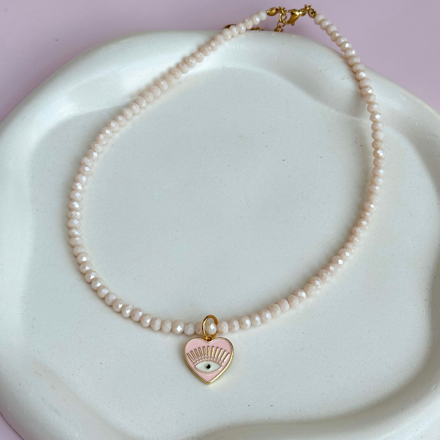 Crystal beads chokers