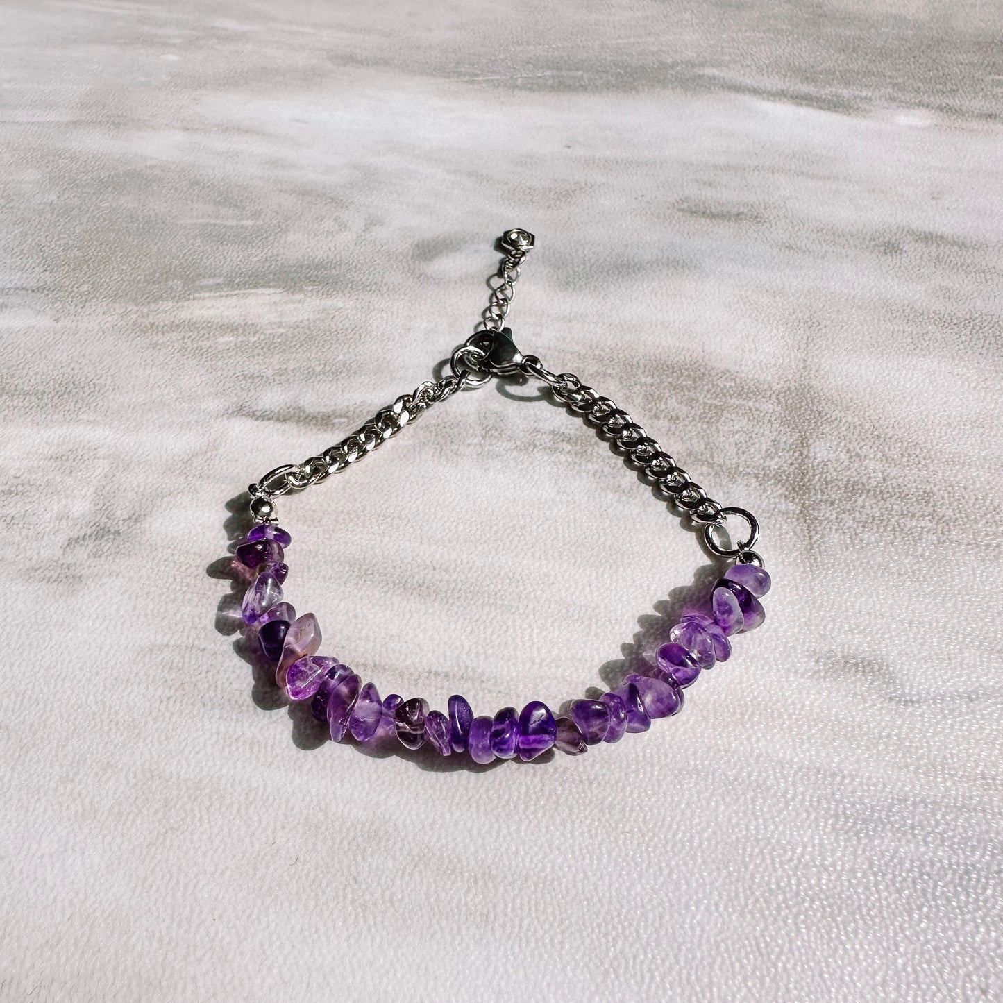 Birthstone bracelet - February - AMETHYST