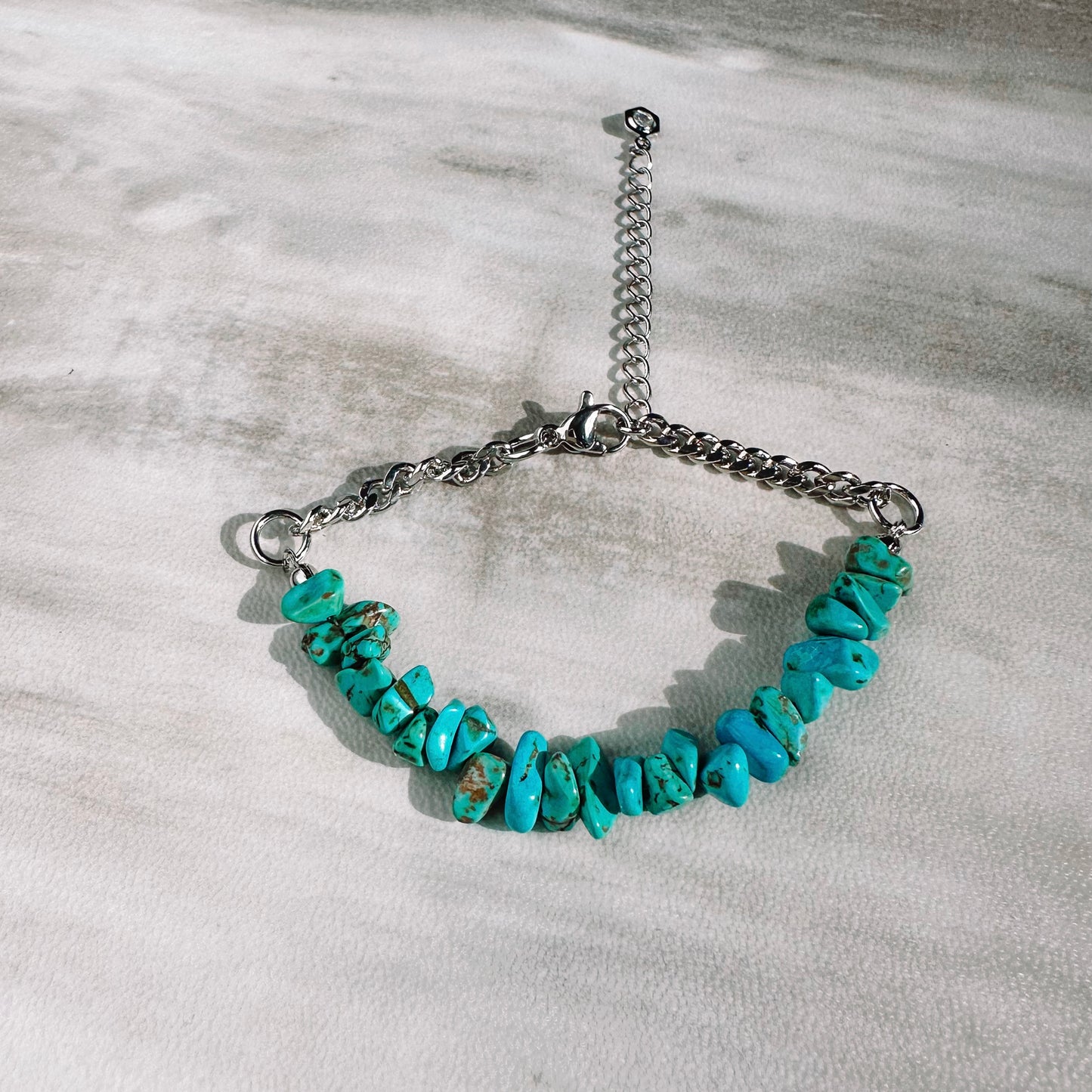 Birthstone bracelet - December - TURQUOISE