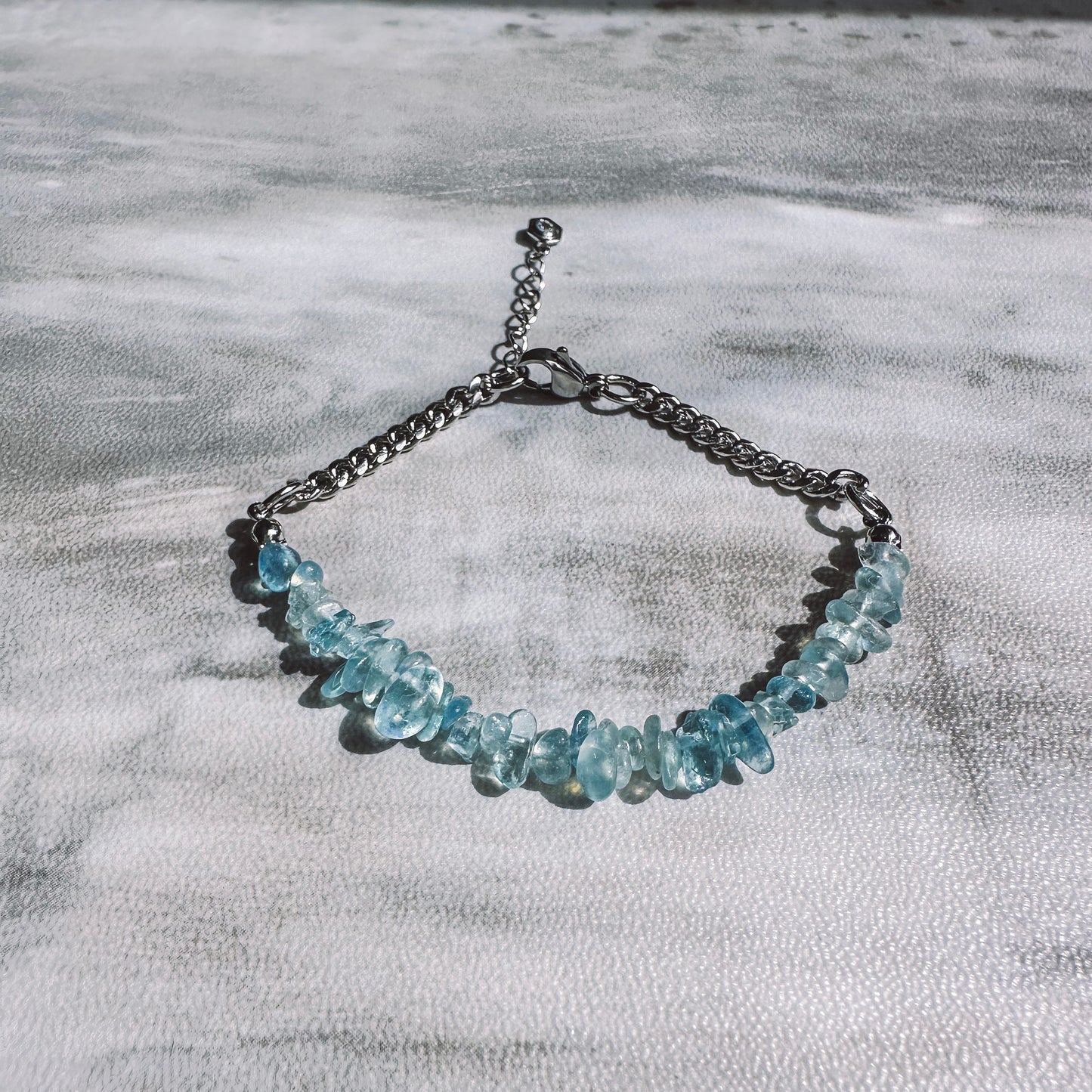 Birthstone bracelet - March - AQUAMARINE