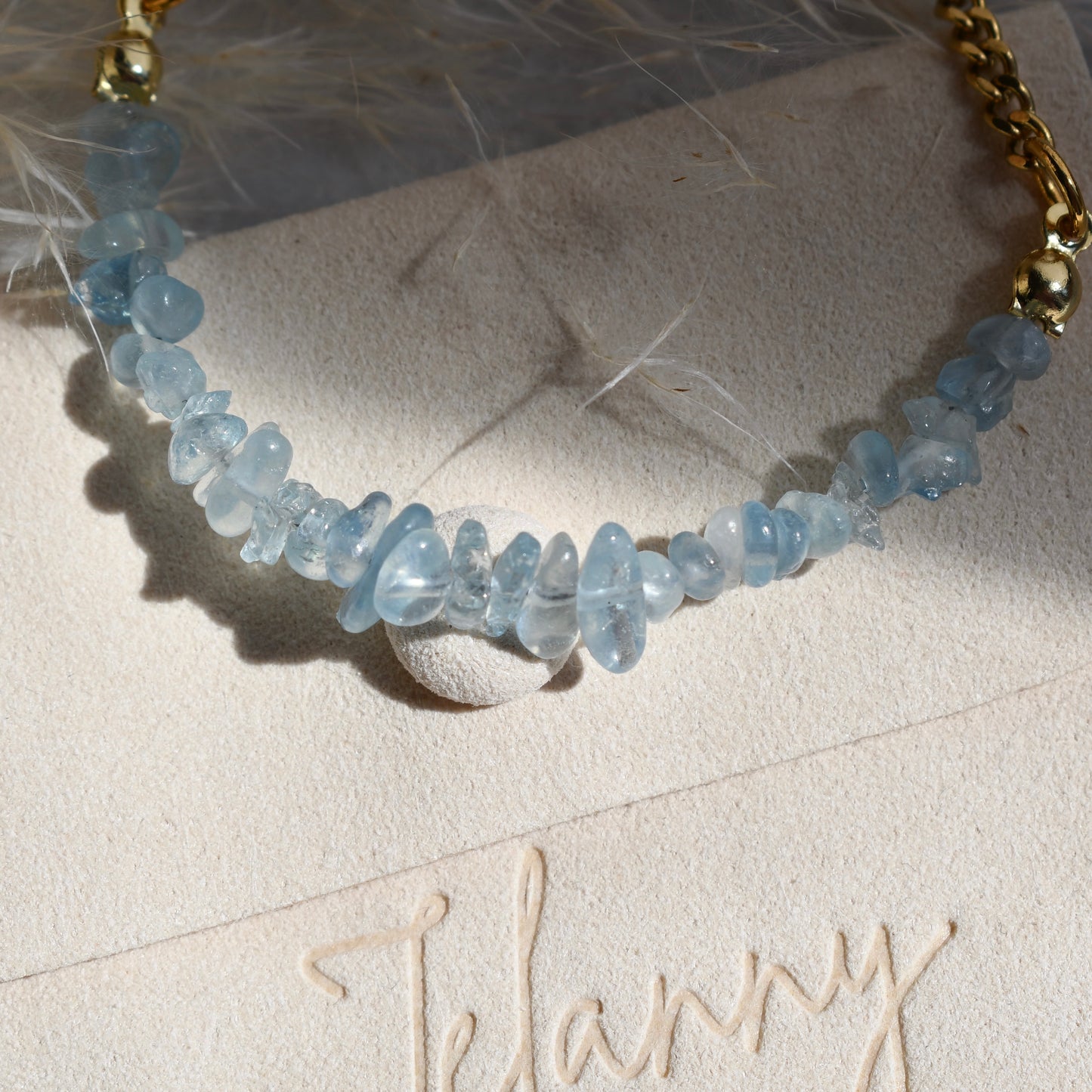 Birthstone bracelet - March - AQUAMARINE