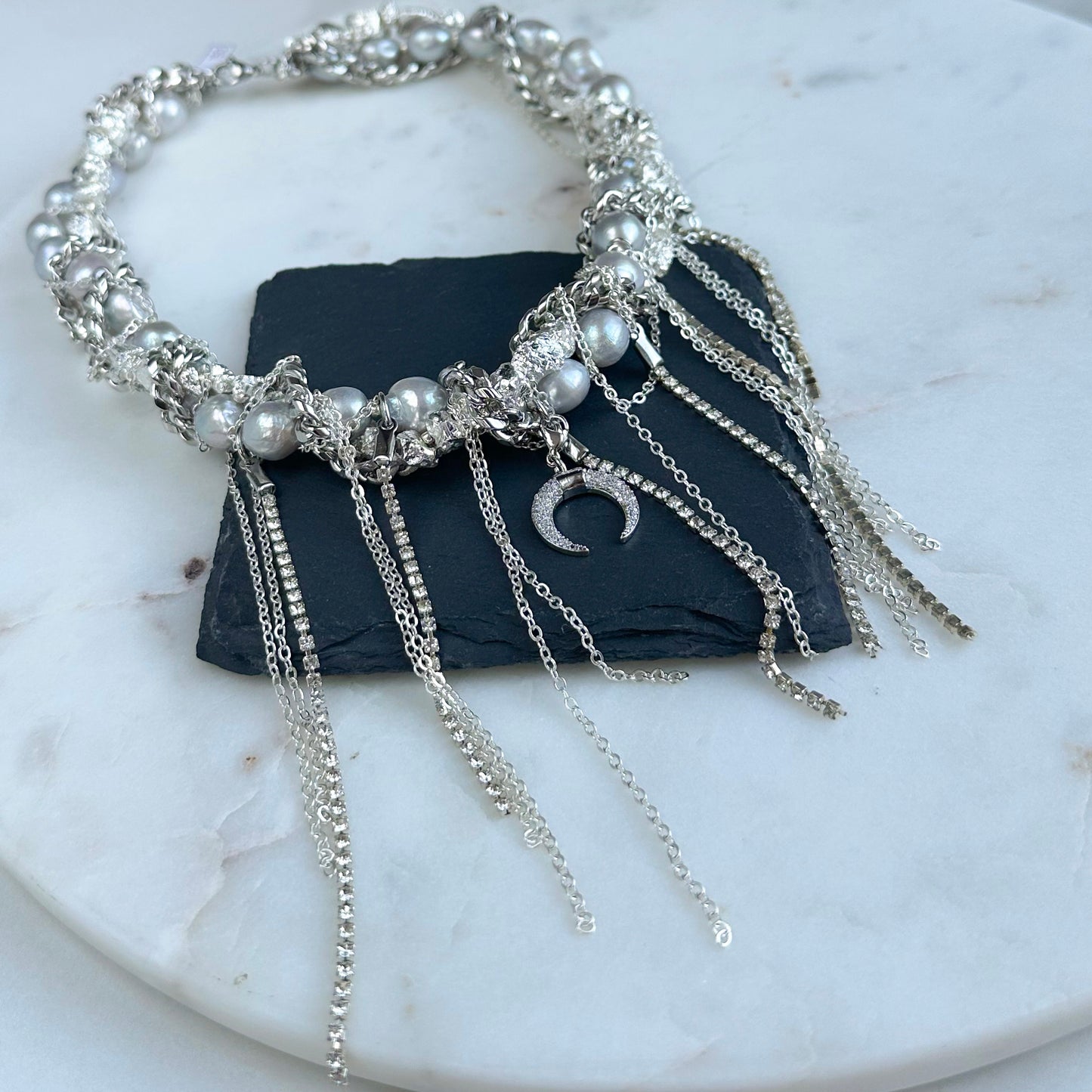 Half moon necklace