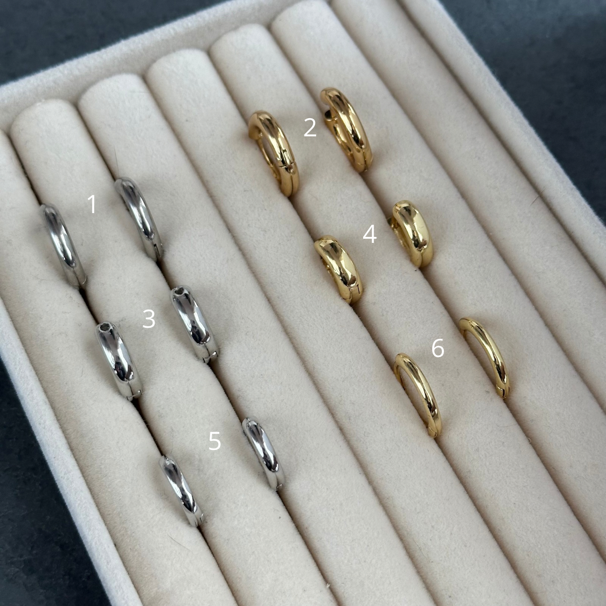 interchangeable hoop earrings for custom pearl charms