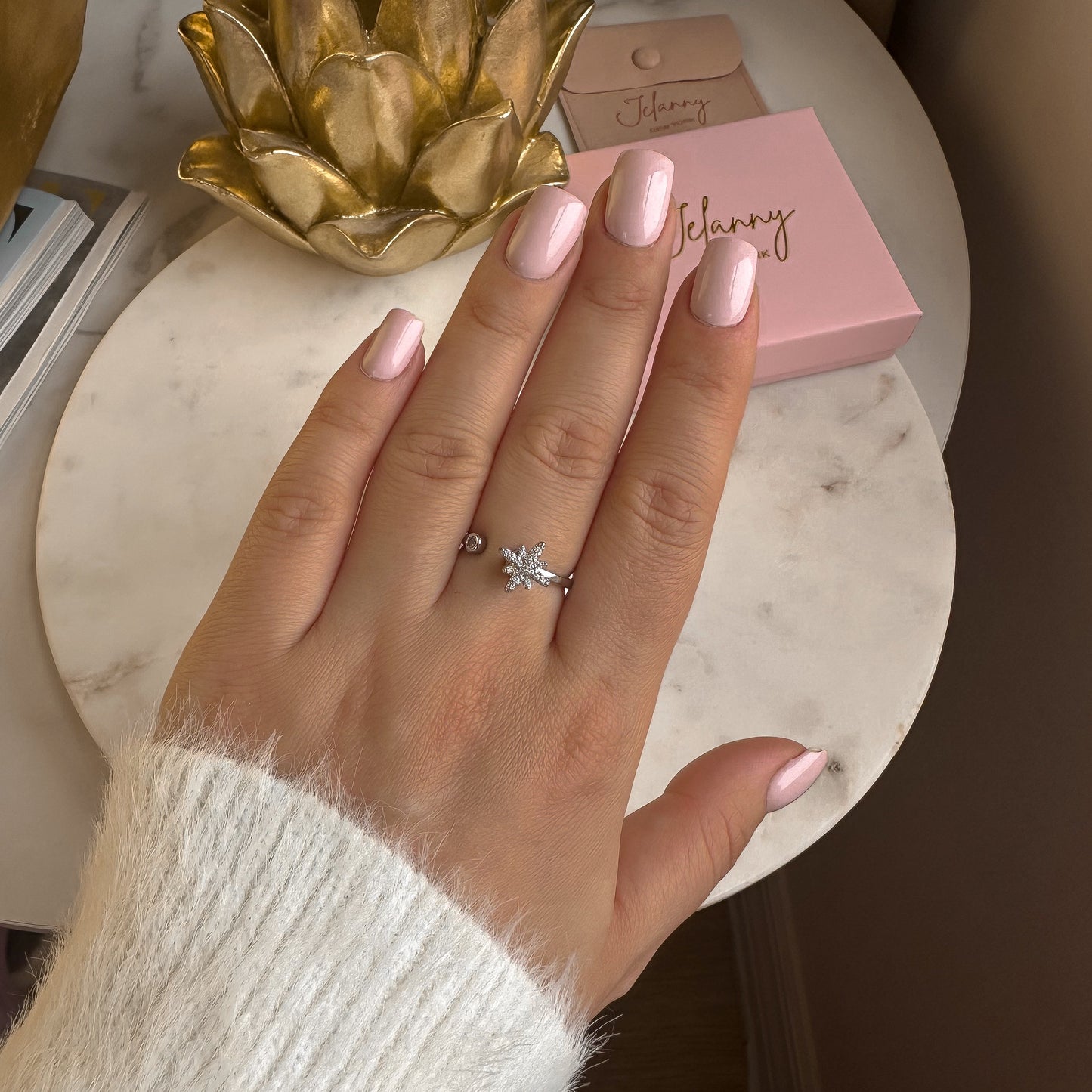 Star spinning ring