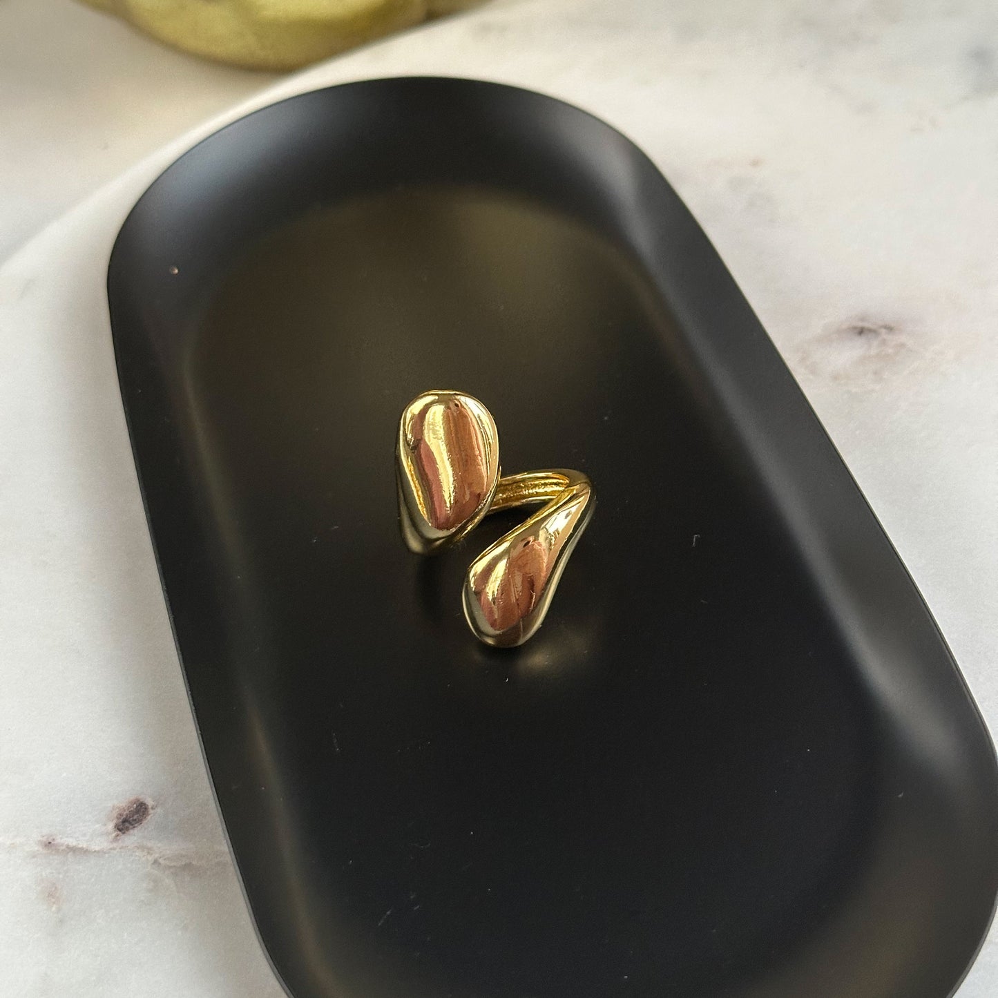 Gold plated ring