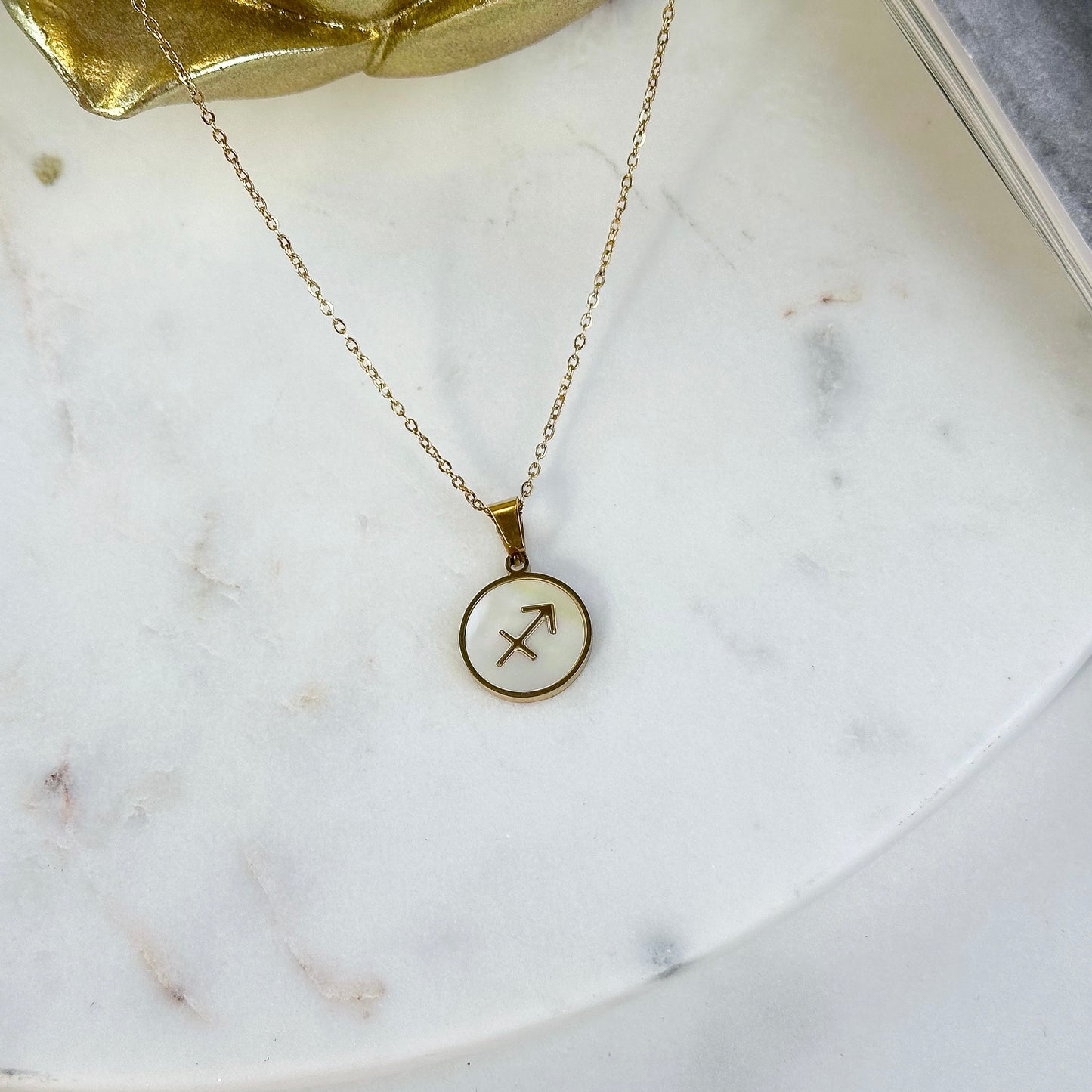 Zodiac pendant necklace Sagittarius (November 22 - December 21)
