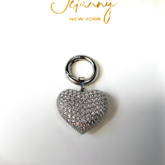 Large heart charm 1 pc