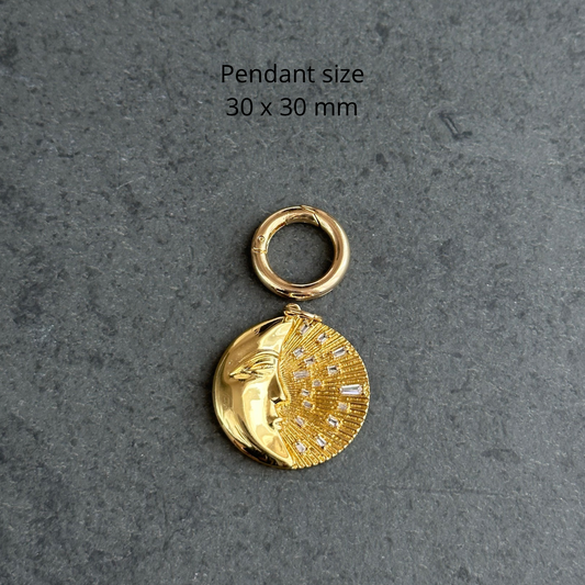 Necklace charm (moon)