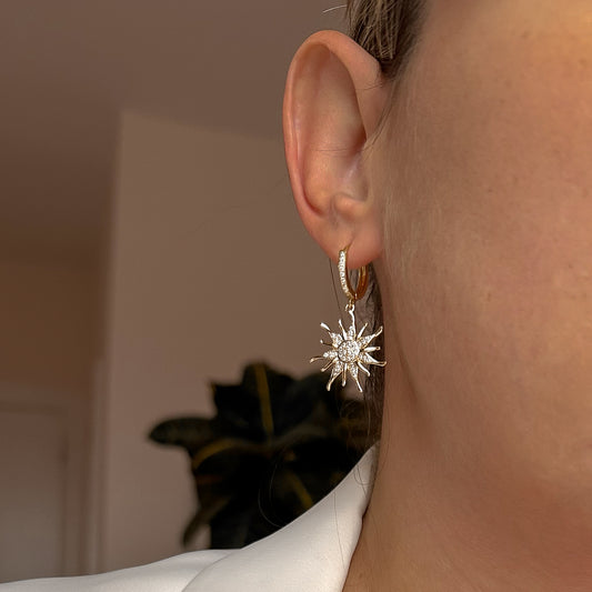 Sun earrings