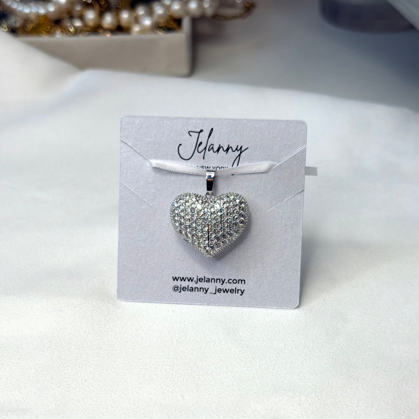Large heart charm 1 pc