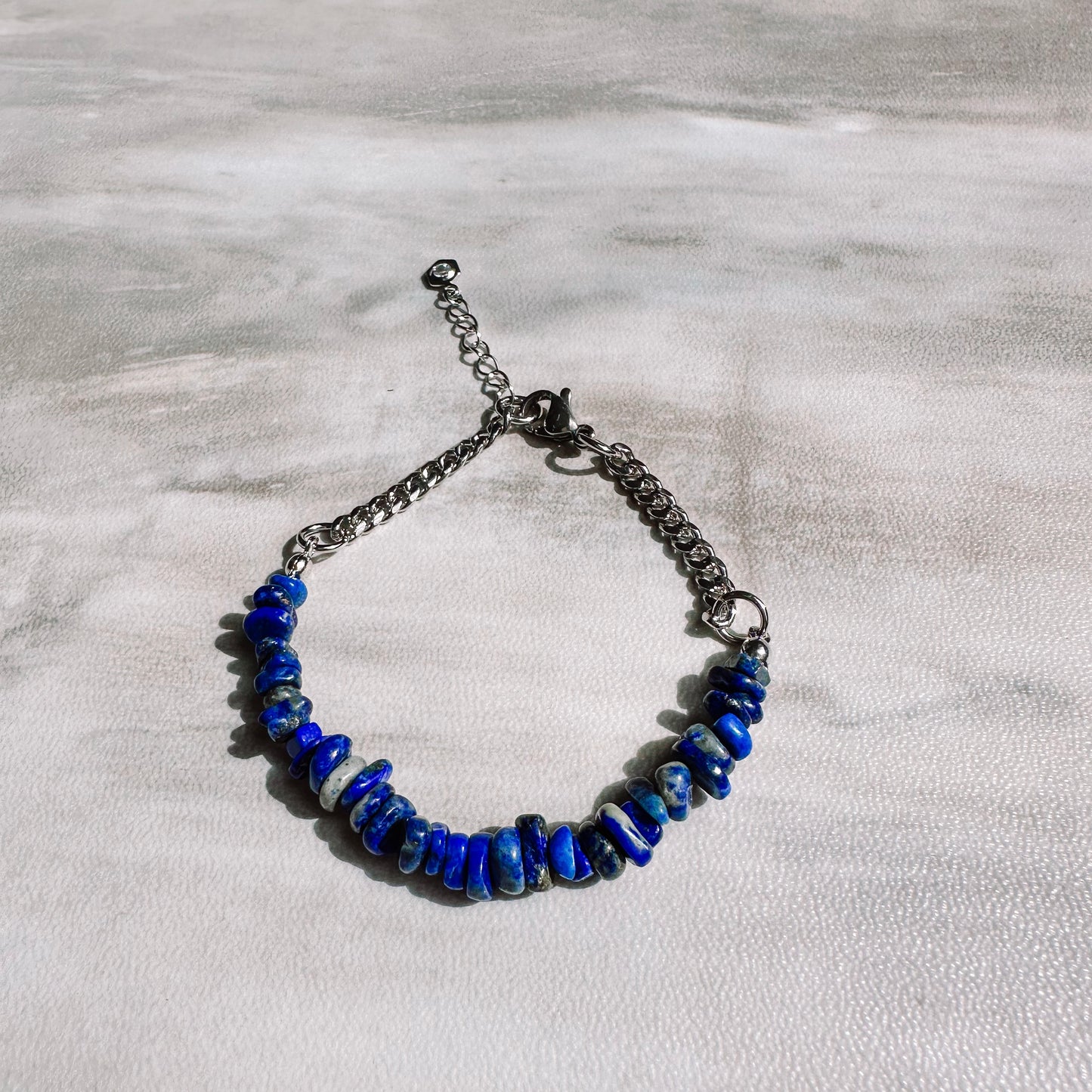 Birthstone bracelet - September - LAPIS LAZULI