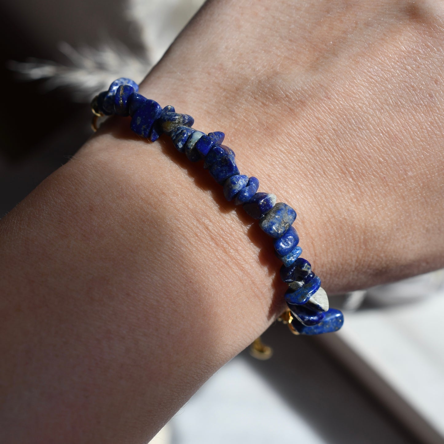 Birthstone bracelet - September - LAPIS LAZULI