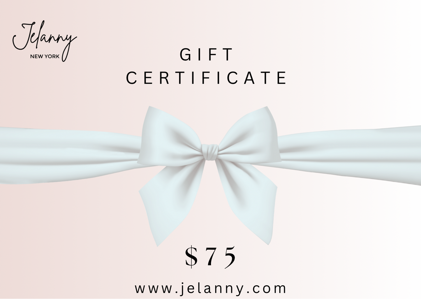 Gift certificate