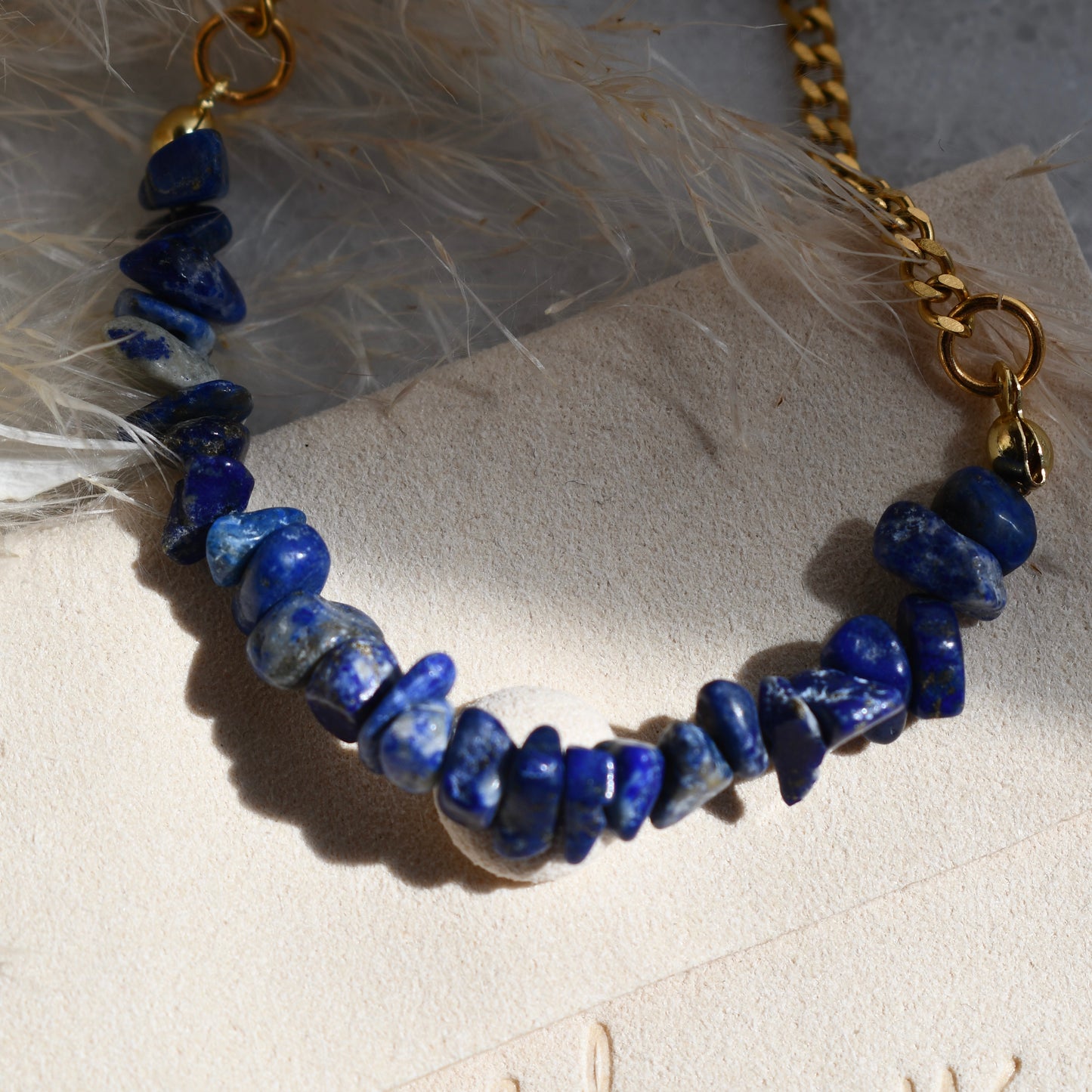 Birthstone bracelet - September - LAPIS LAZULI