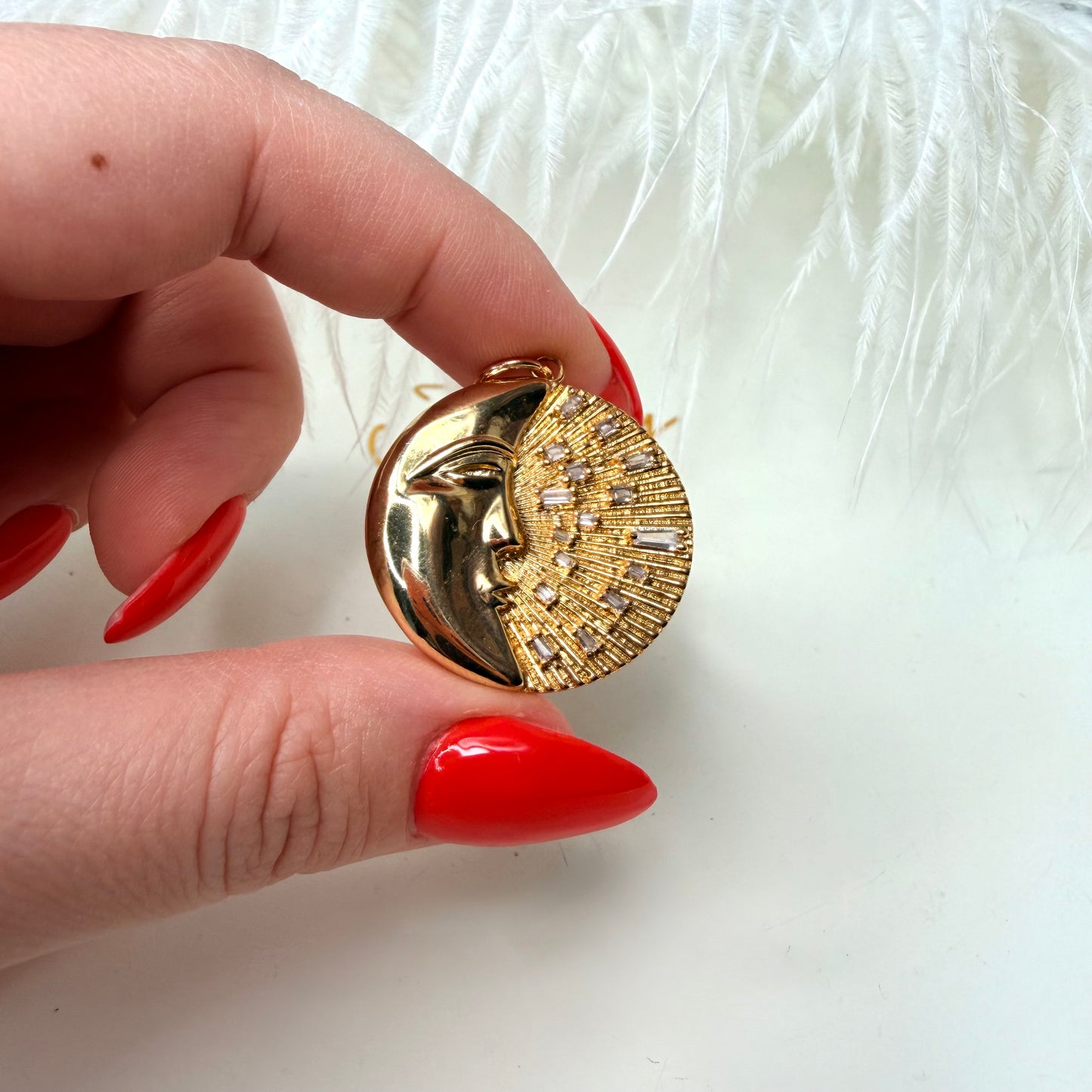Moon charm 1 pc