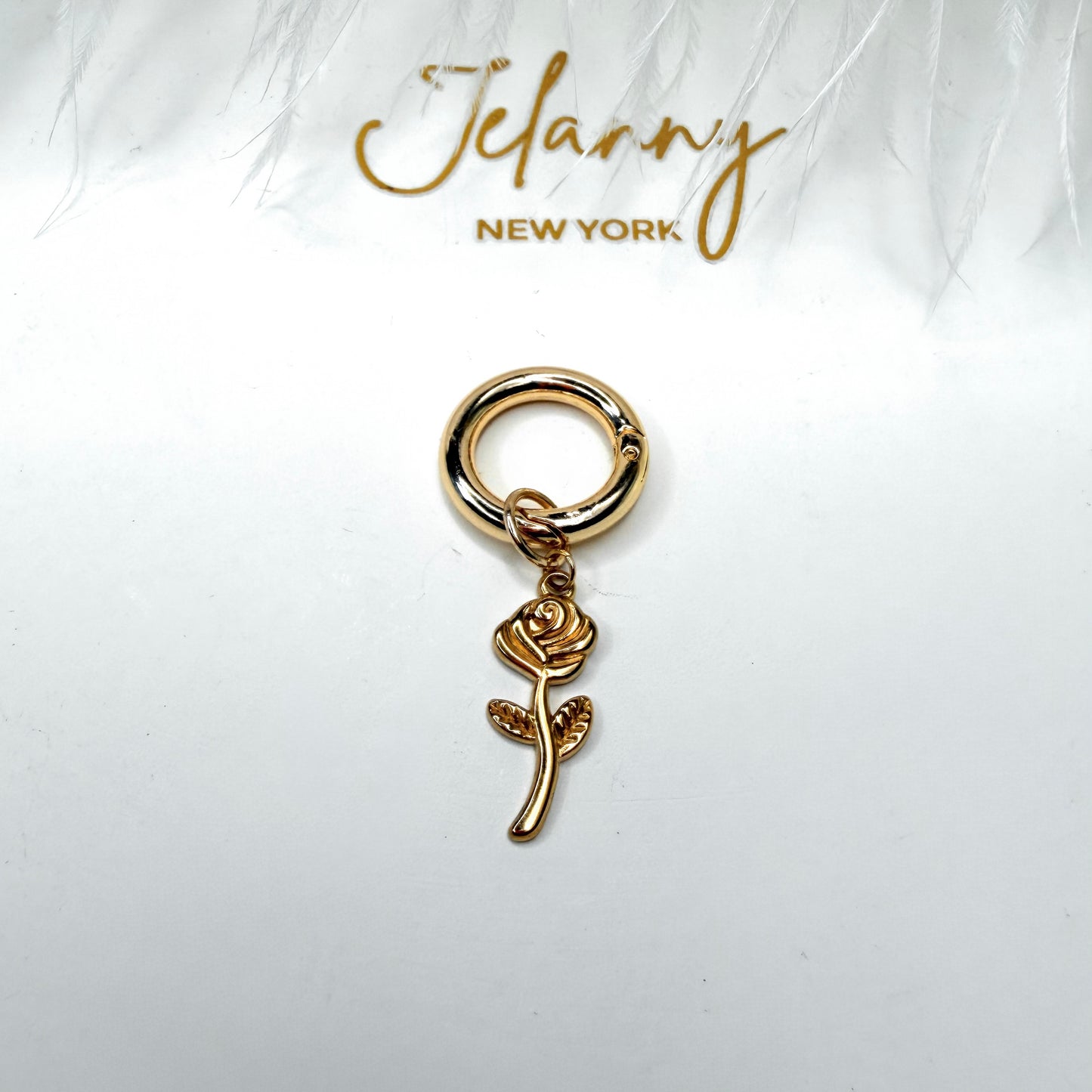 Rose charm 1 pc