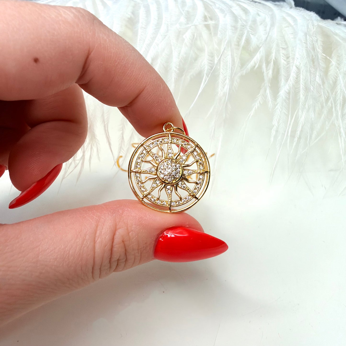 Sun charm 1 pc