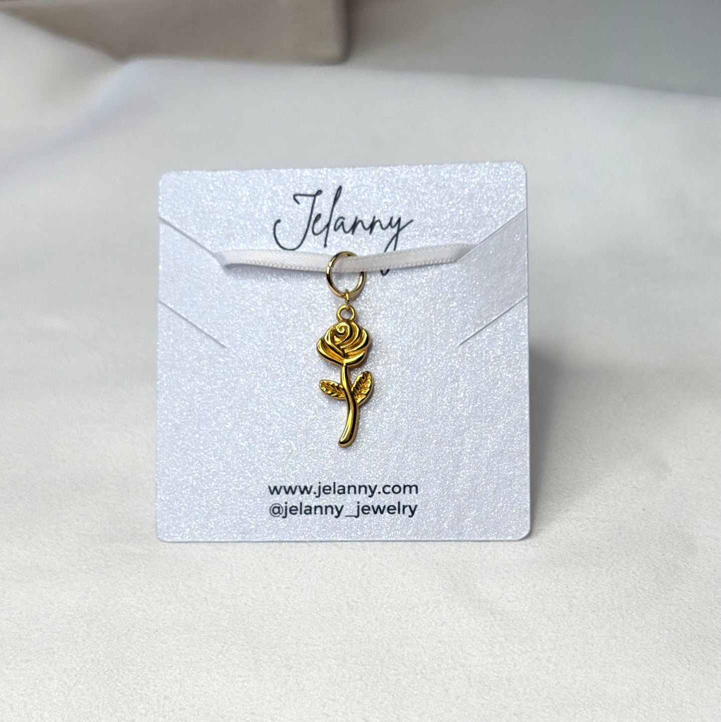Rose charm 1 pc