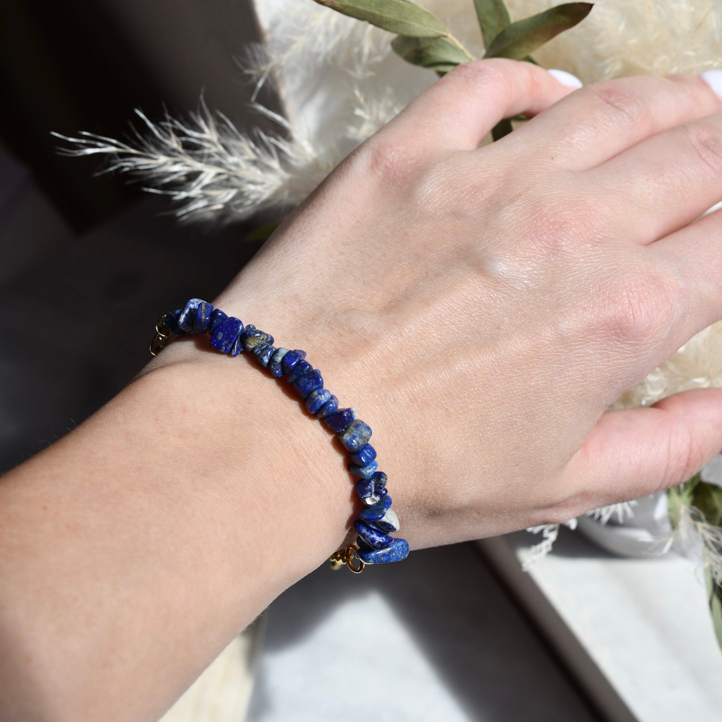 Birthstone bracelet - September - LAPIS LAZULI