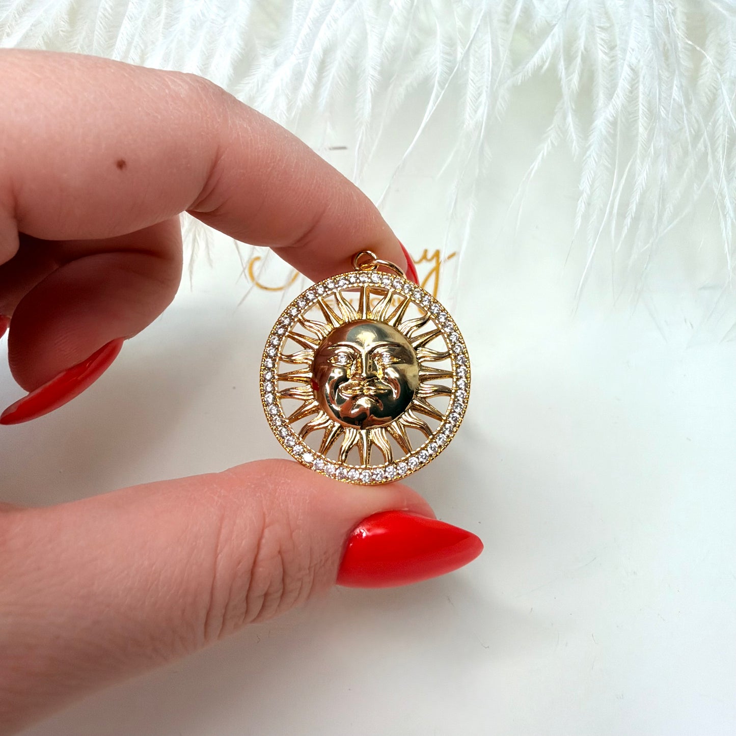 Sun charm 1 pc