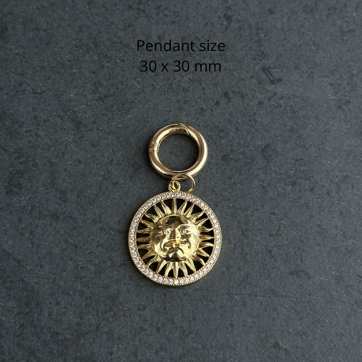 Necklace charm (sun)