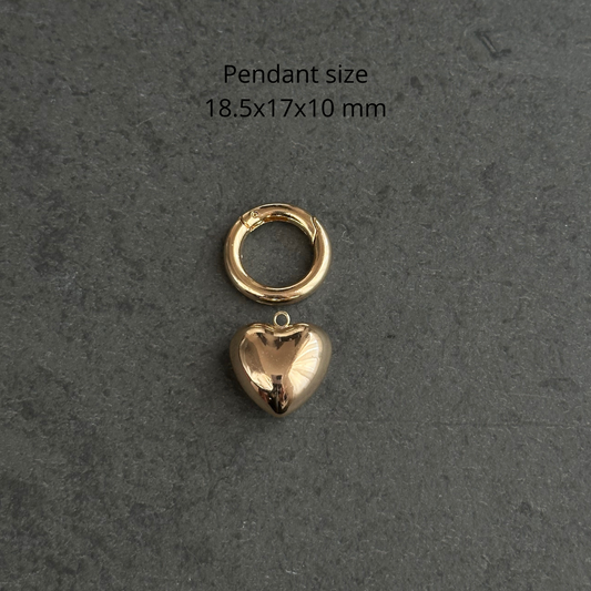 Necklace charm (medium heart)