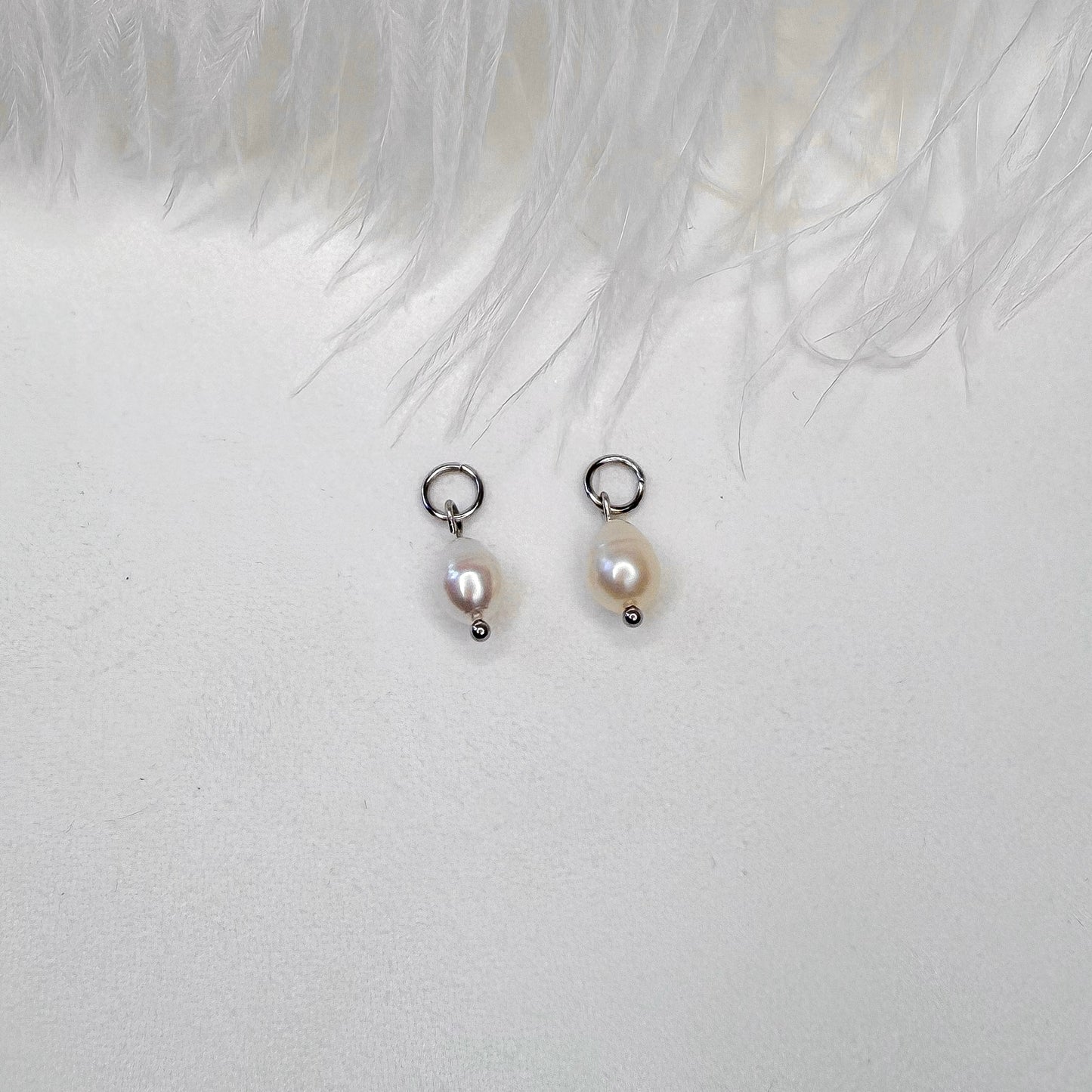 bridal pearl interchangeable charms natural freshwater pearls