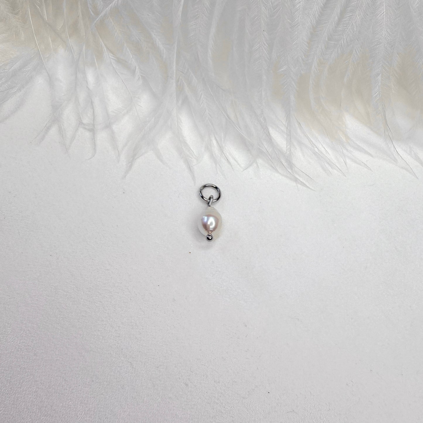 interchangeable pearl charm for necklace