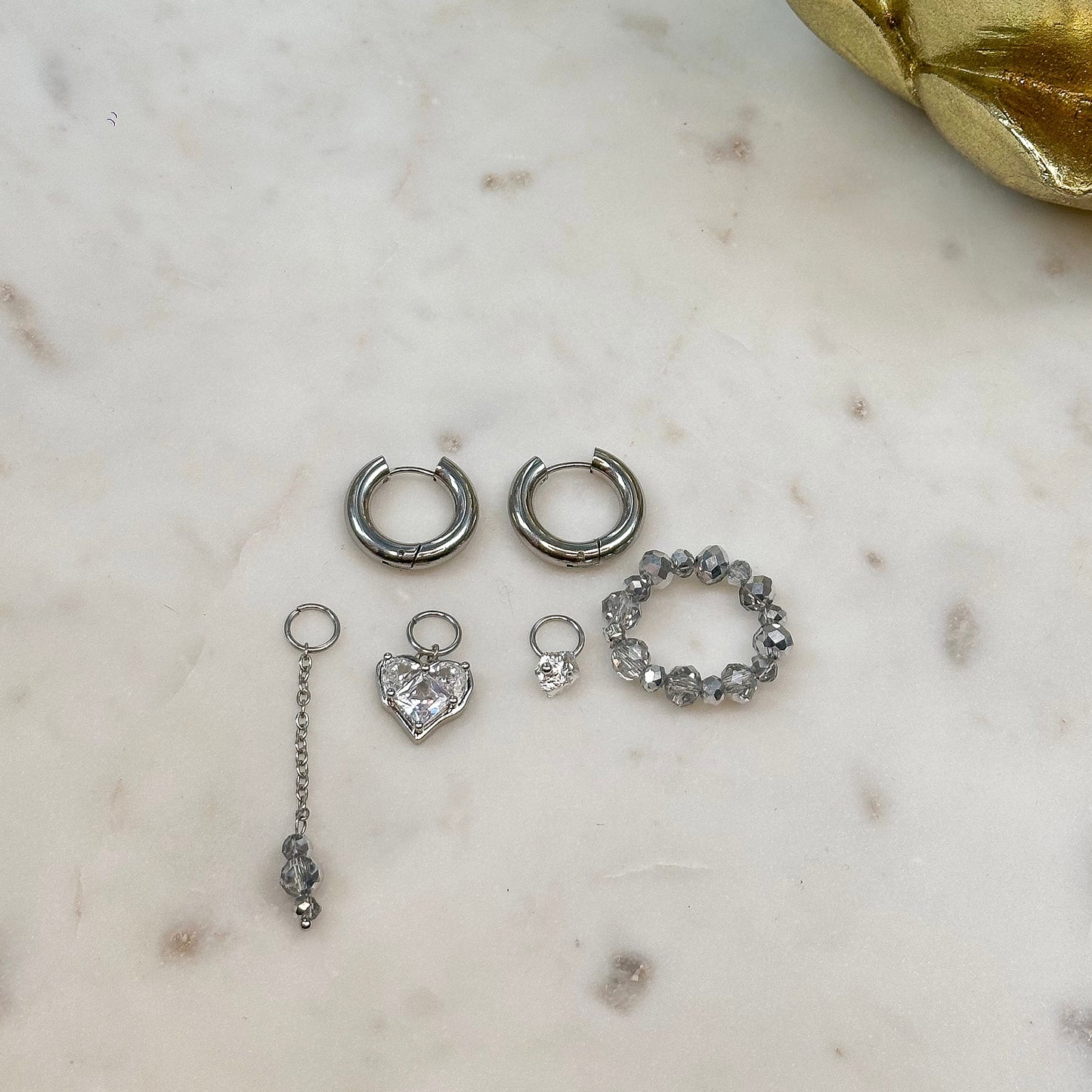 "Grunge" necklace (silver)